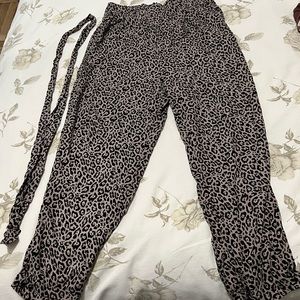 Leopard Print Stretchy Pants